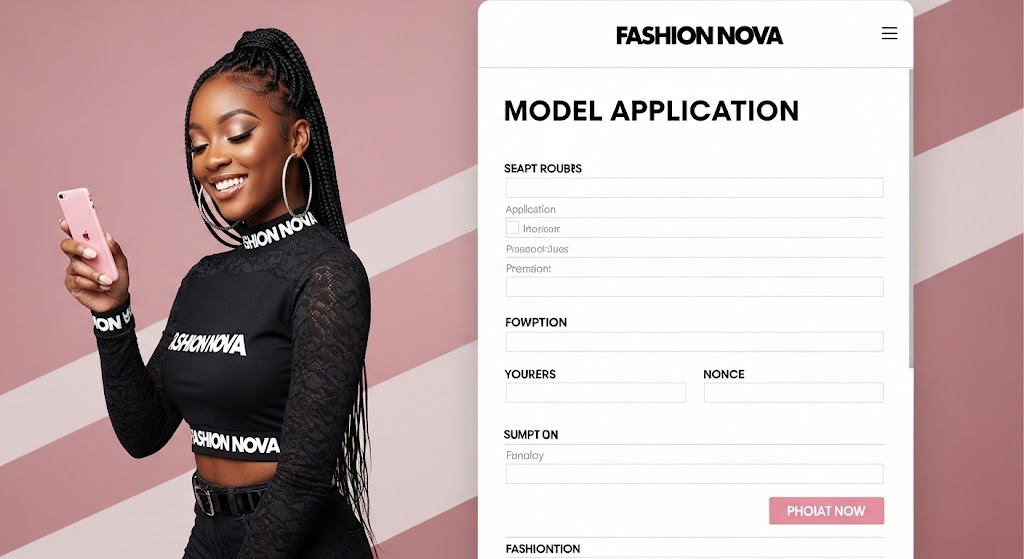 fashion nova model application