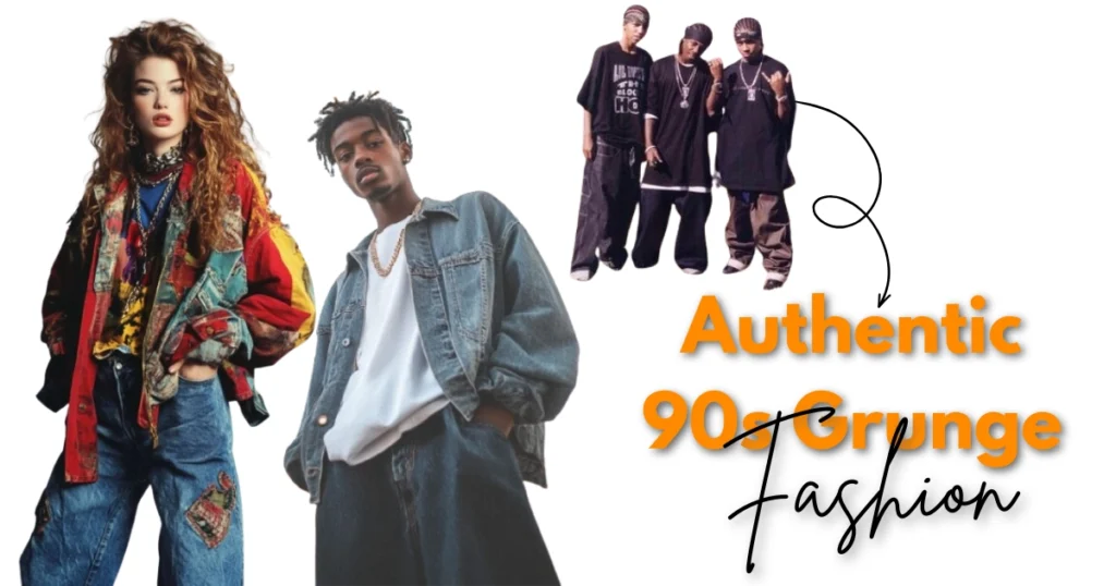 Authentic 90s Grunge Fashion