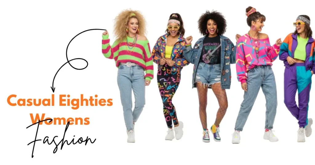 Casual Eighties Womens Fashion