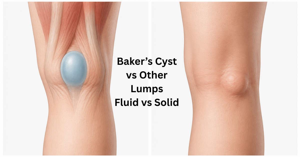 Baker’s Cyst vs Other Lumps Fluid vs Solid