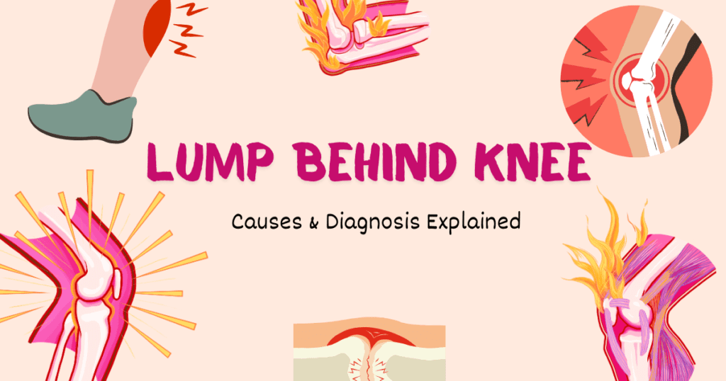 lump behind knee not baker's cyst