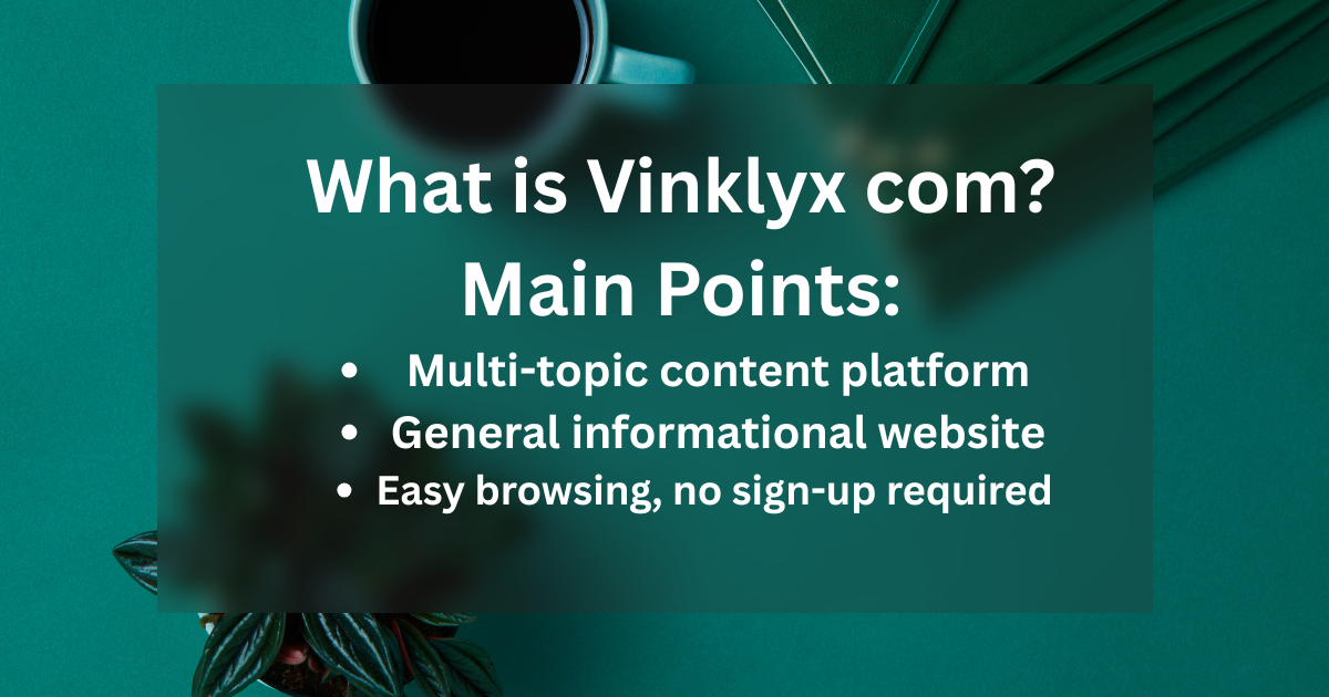 What is Vinklyx com